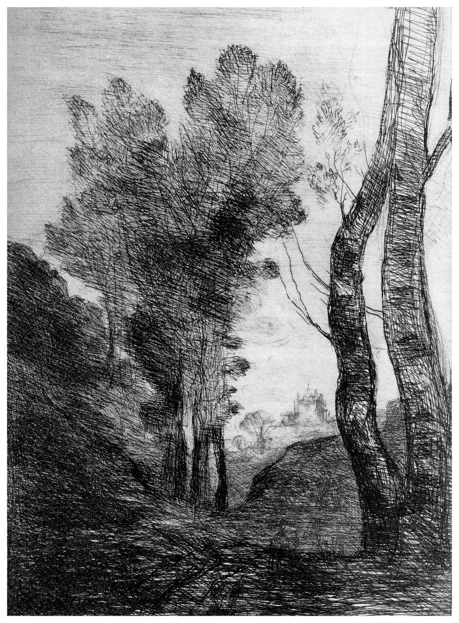 Okolí Říma, c1815-1865, 1924 od Jean Baptiste Camille Corot