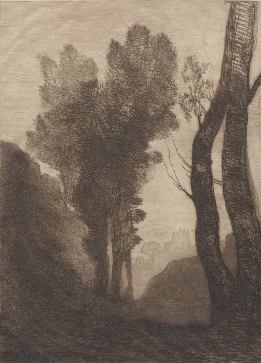 Okolí Říma, 1866. od Jean Baptiste Camille Corot