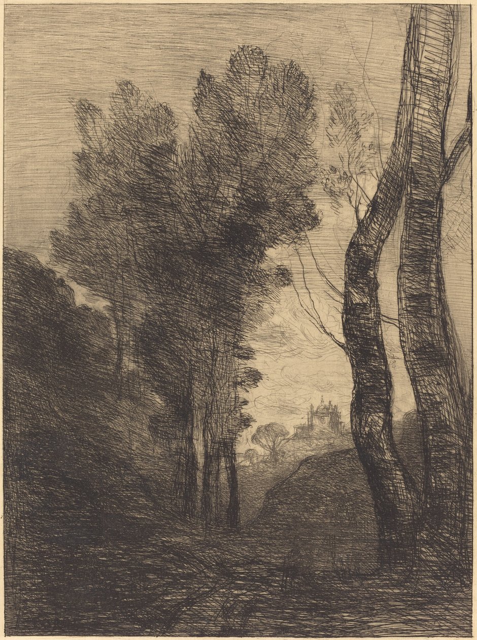 Okolí Říma Okolí Říma, 1866. od Jean Baptiste Camille Corot