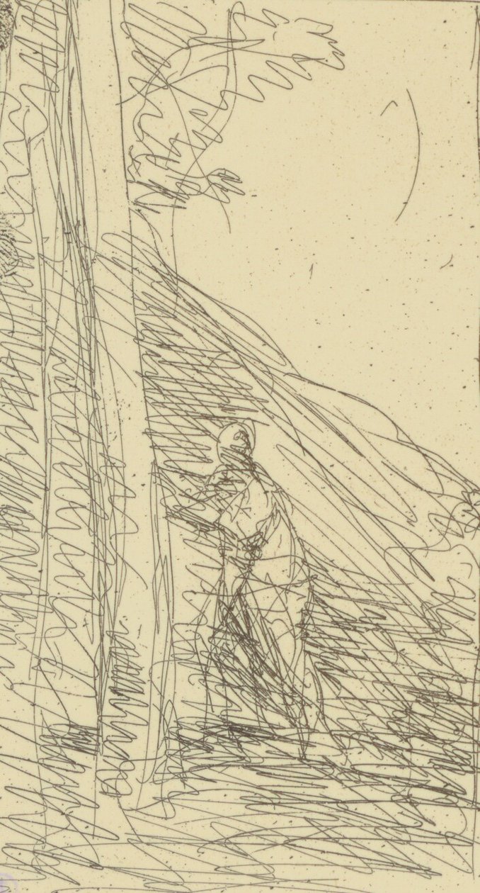 Scribble od Jean Baptiste Camille Corot