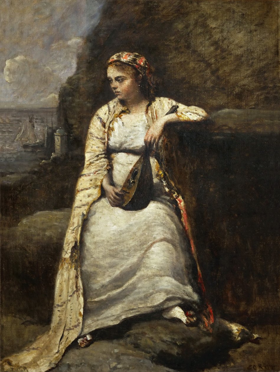 Haydee od Jean Baptiste Camille Corot
