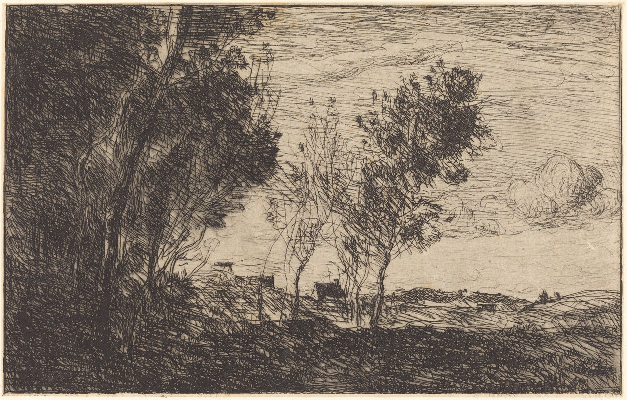 V dunách: Suvenýr z Haagu V dunách: Suvenýr z haagských lesů, 1869. od Jean Baptiste Camille Corot