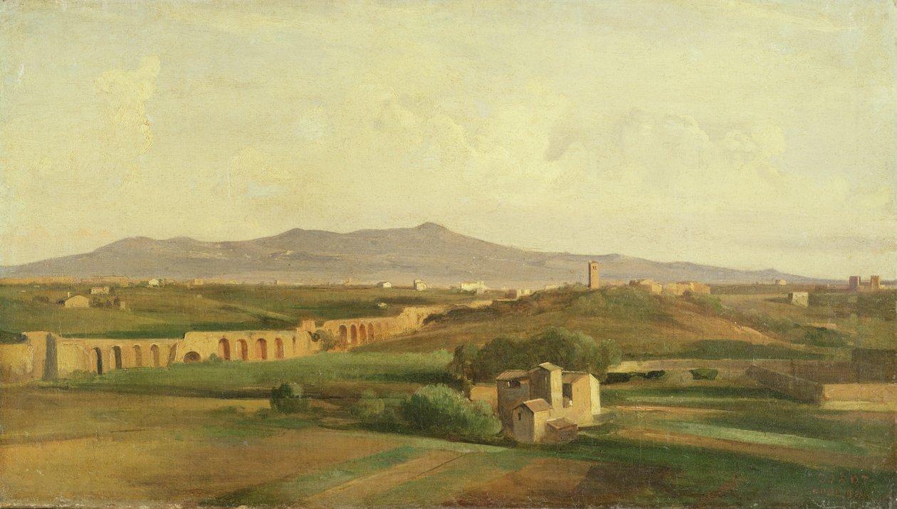Italská krajina od Jean Baptiste Camille Corot