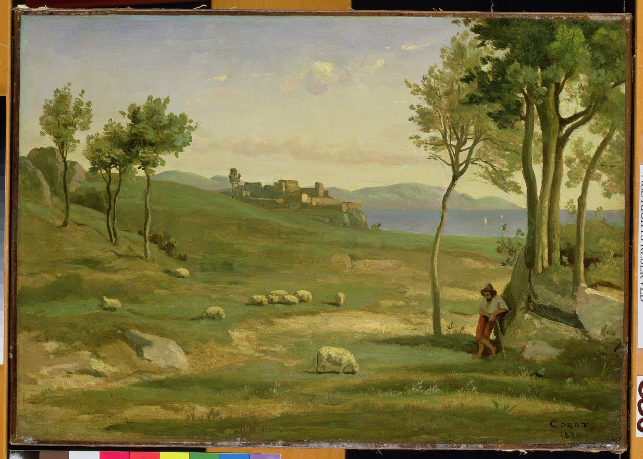 Italská krajina, 1838 od Jean Baptiste Camille Corot