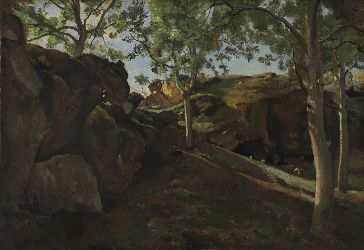 La Châtaigneraie, 1830-40 od Jean Baptiste Camille Corot