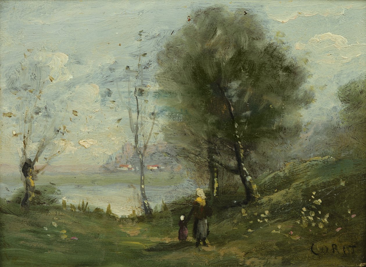 Krajina od Jean Baptiste Camille Corot