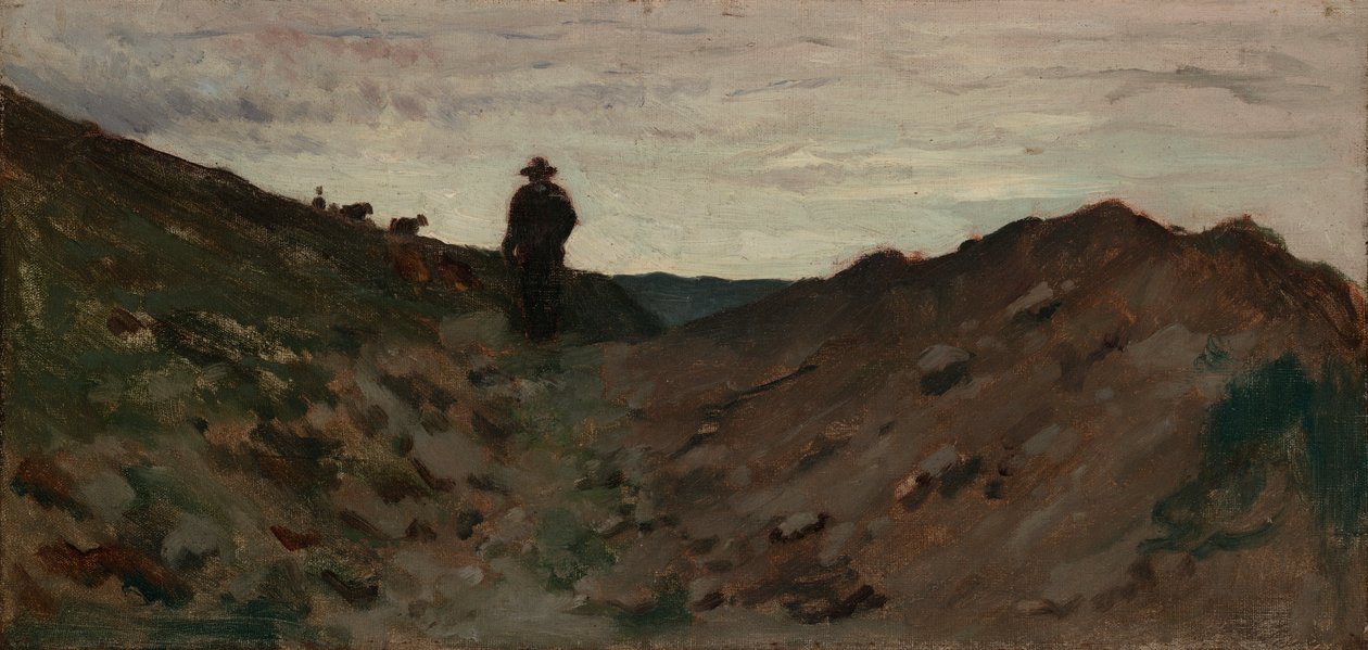 Krajina s postavou od Jean Baptiste Camille Corot