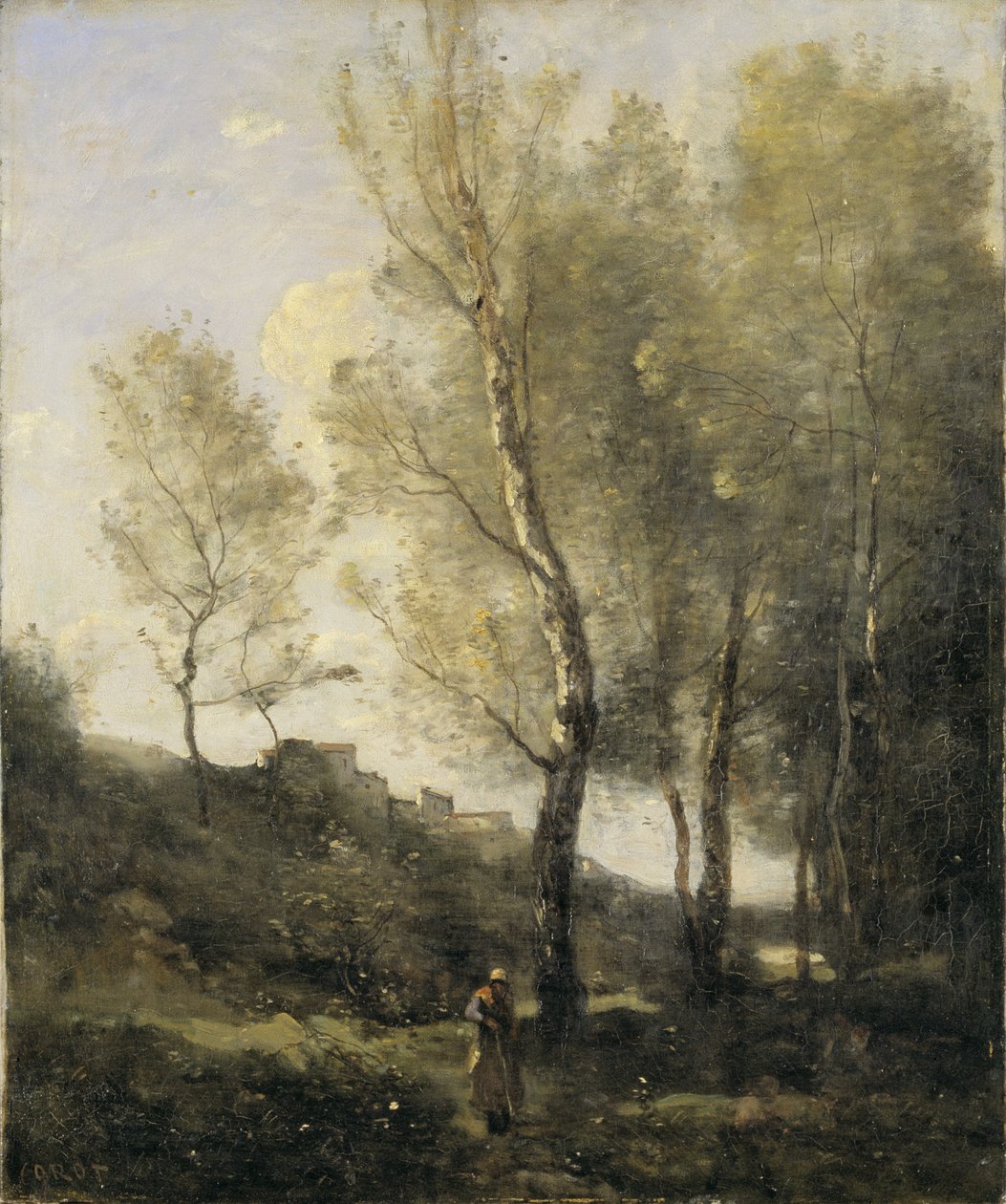 Krajina s topoly od Jean Baptiste Camille Corot