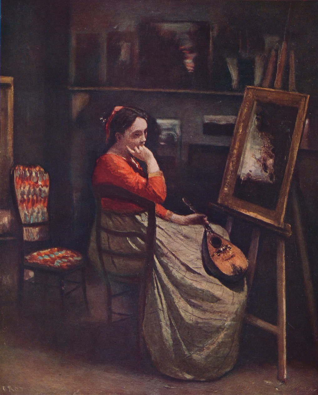 Latelier de Corot, c1865, 1939 od Jean Baptiste Camille Corot