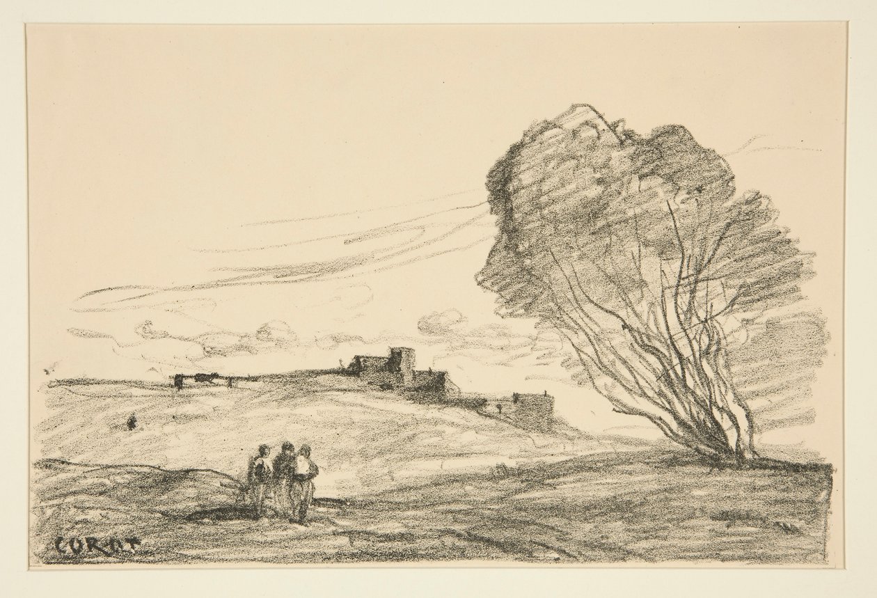 Le Fort d?tach? (Odlehlá pevnost) od Jean Baptiste Camille Corot