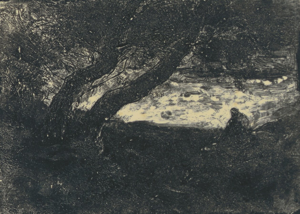 Snílek od Jean Baptiste Camille Corot