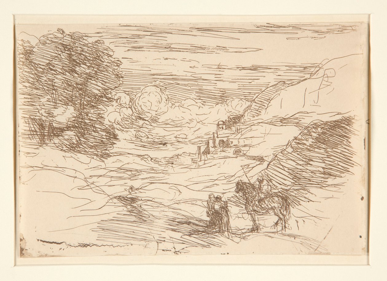 Les Paladins (Potulní rytíři) od Jean Baptiste Camille Corot