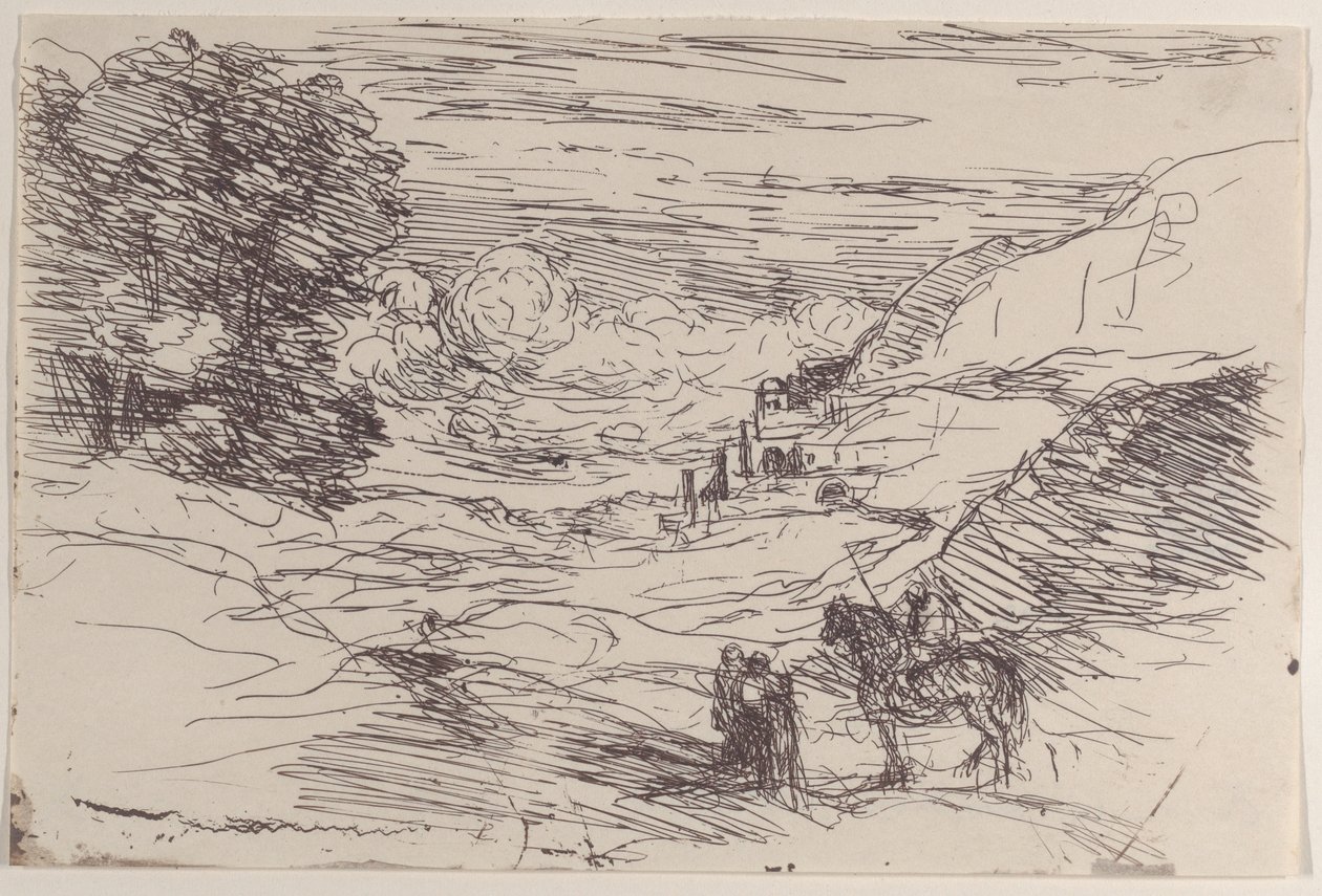 Paladinové, 1871. od Jean Baptiste Camille Corot
