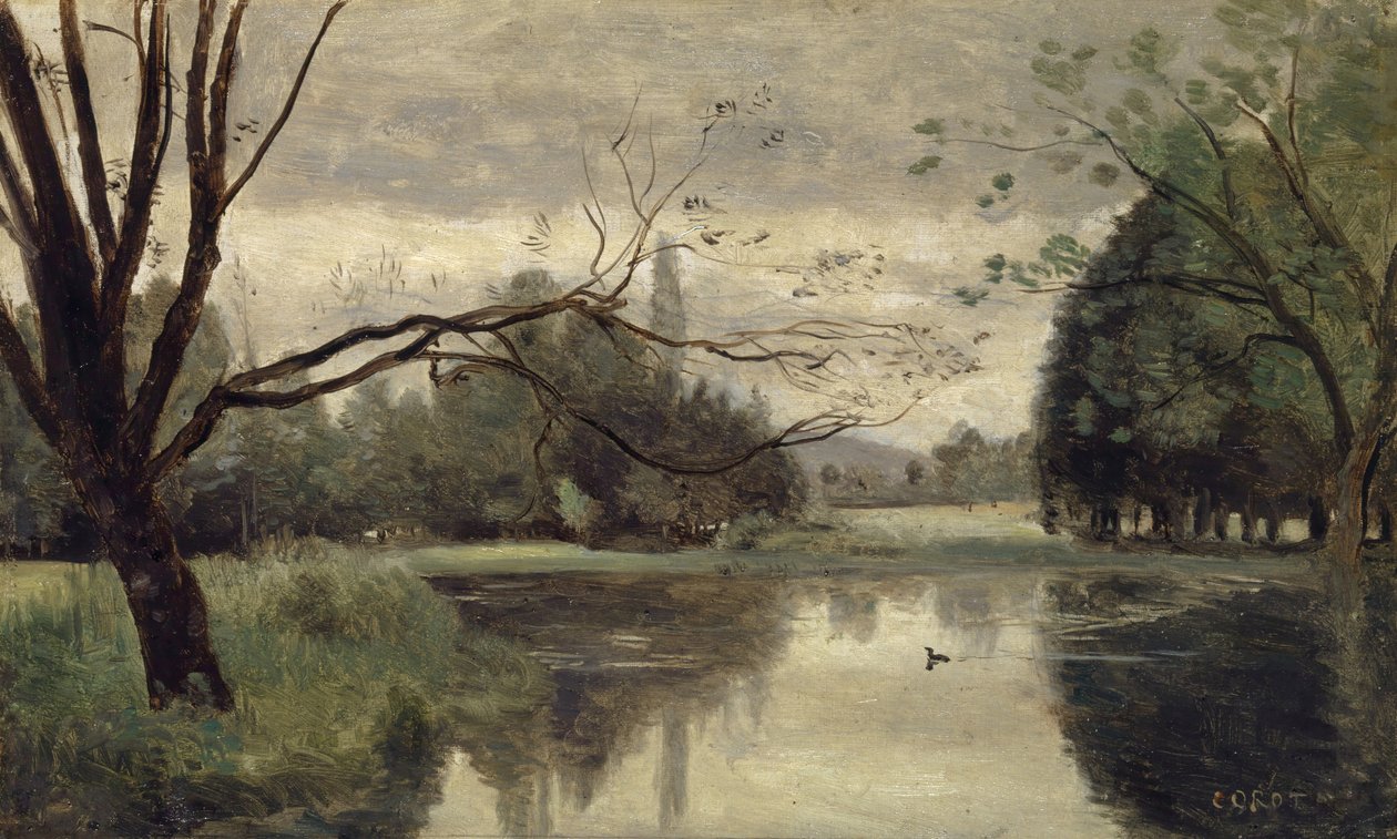 Kachní rybník Kachní rybník, 1855-1859. od Jean Baptiste Camille Corot