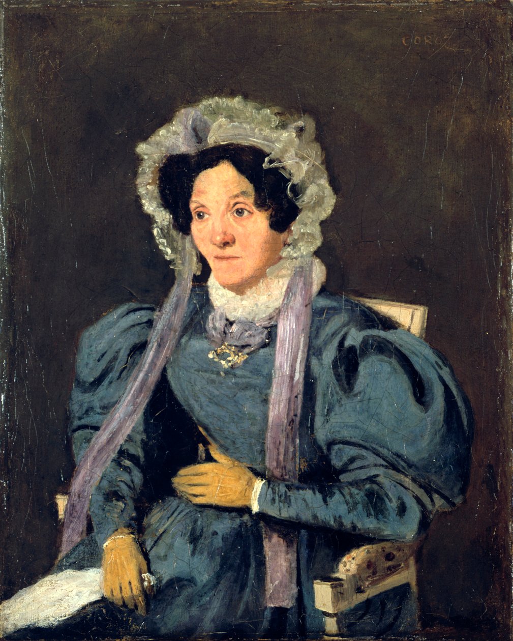 Madame Corot, matka umělce, c1845 od Jean Baptiste Camille Corot