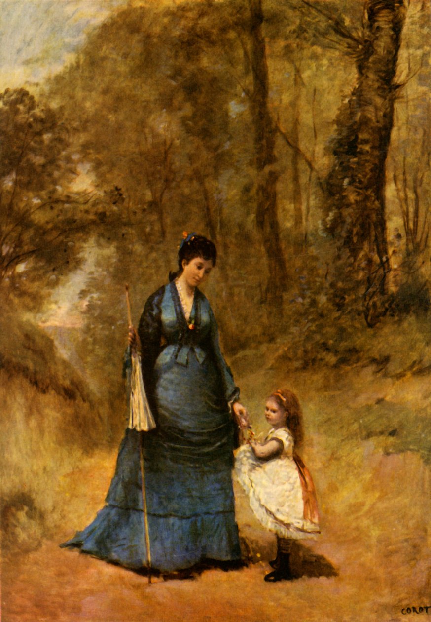 Paní a slečna Stumpf, 1872, 1934. od Jean Baptiste Camille Corot
