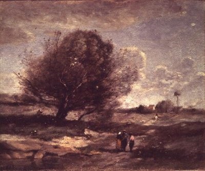 Vzpomínky na Picardie od Jean Baptiste Camille Corot