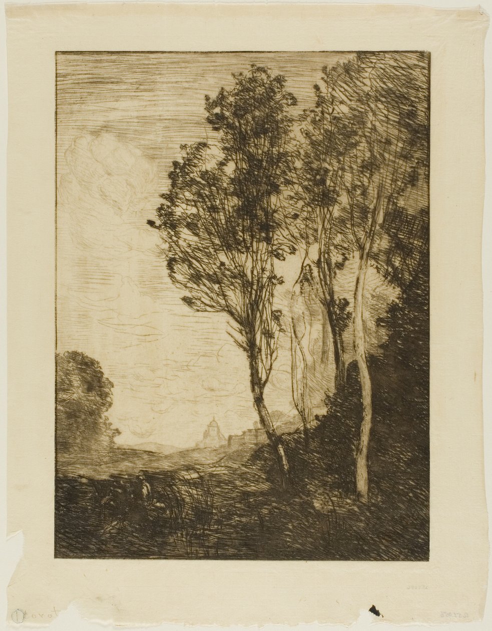 Vzpomínka na Itálii od Jean Baptiste Camille Corot