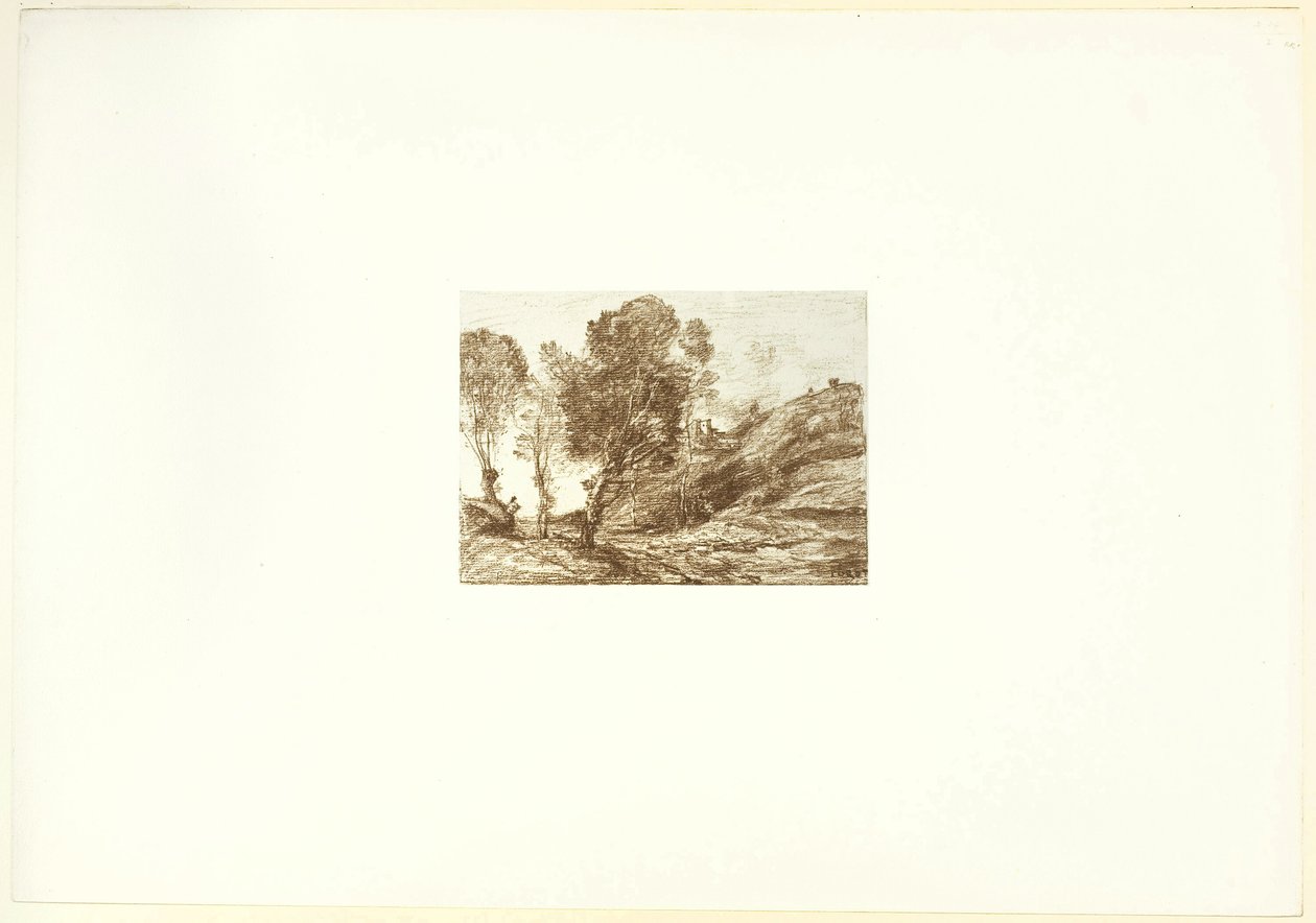 Vzpomínka na Itálii od Jean Baptiste Camille Corot