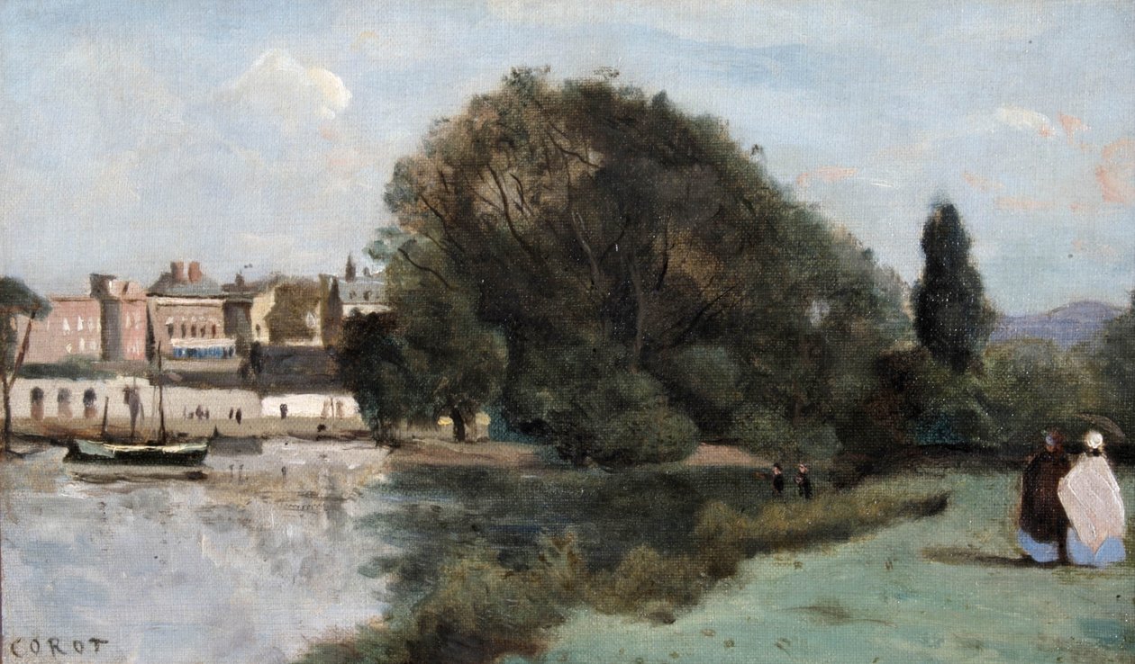 Richmond, poblíž Londýna, 1862 od Jean Baptiste Camille Corot