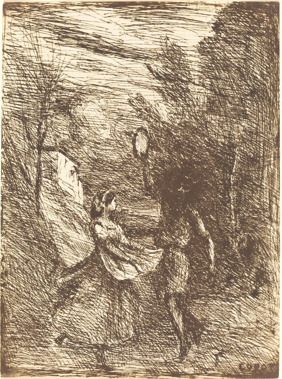 Saltarello (Saltarelle) od Jean Baptiste Camille Corot