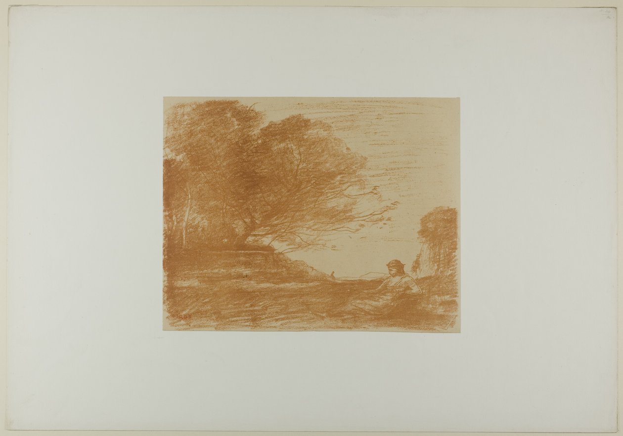 Sapfó od Jean-Baptiste-Camille Corot