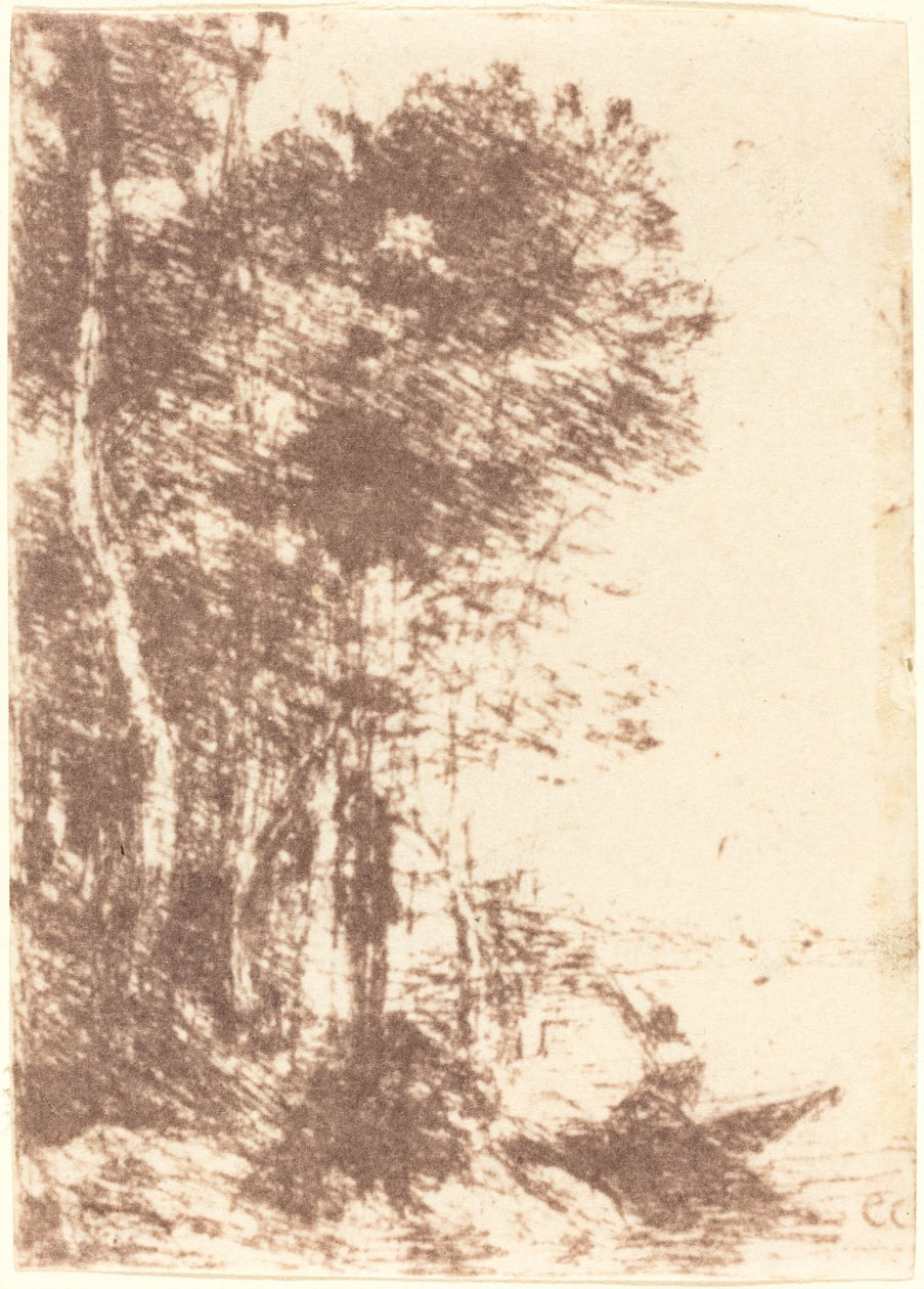 Suvenýr z Fampoux Suvenýr z Fampoux, 1854. od Jean Baptiste Camille Corot