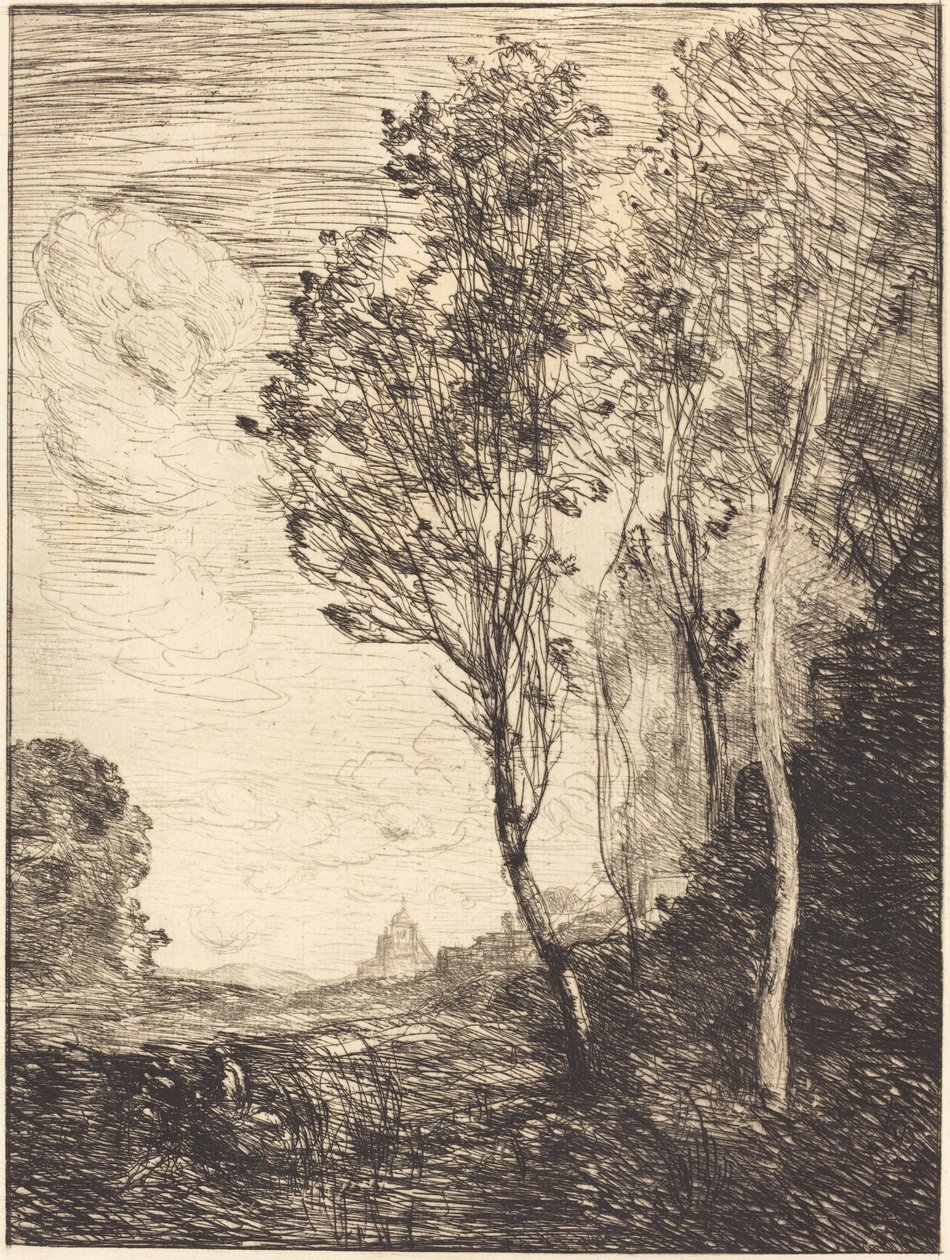 Suvenýr z Itálie od Jean Baptiste Camille Corot