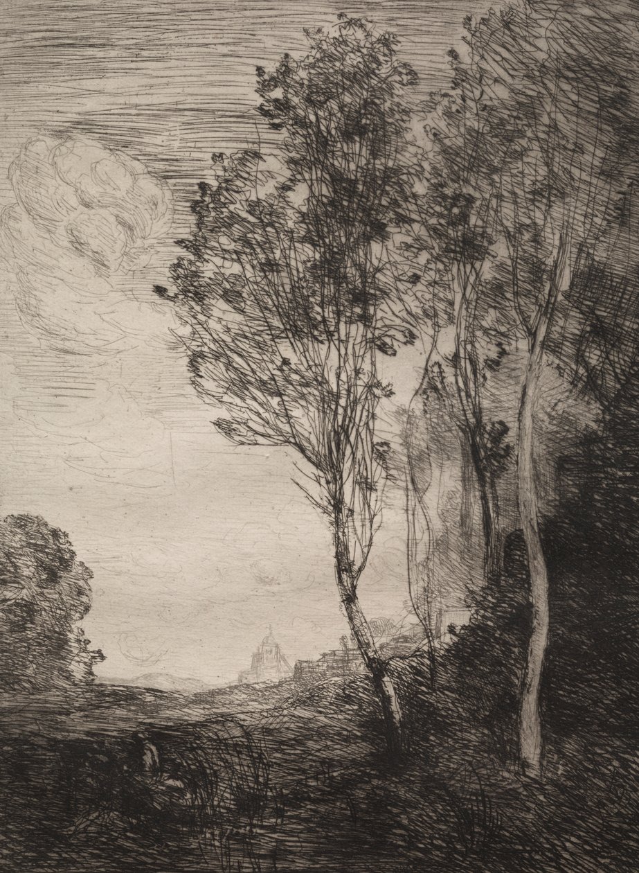 Suvenýr z Itálie od Jean Baptiste Camille Corot