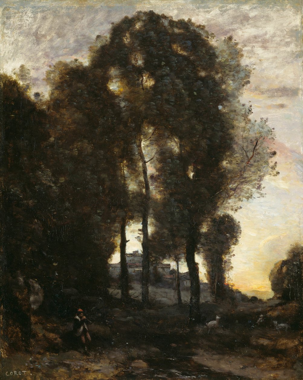 Suvenýr z Itálie od Jean Baptiste Camille Corot