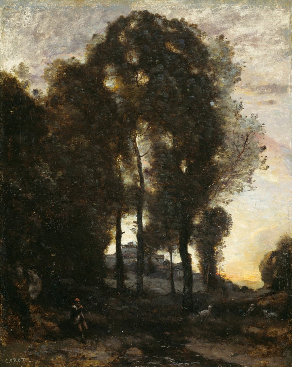 Suvenýr Itálie, 185560. od Jean Baptiste Camille Corot