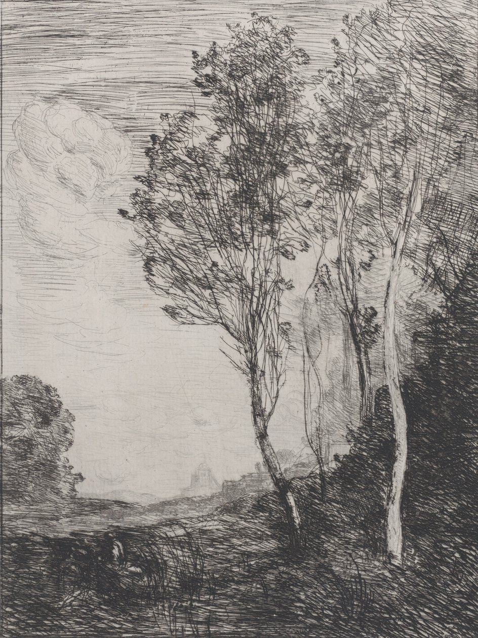 Suvenýr z Itálie Suvenýr z Itálie, 1866. od Jean Baptiste Camille Corot