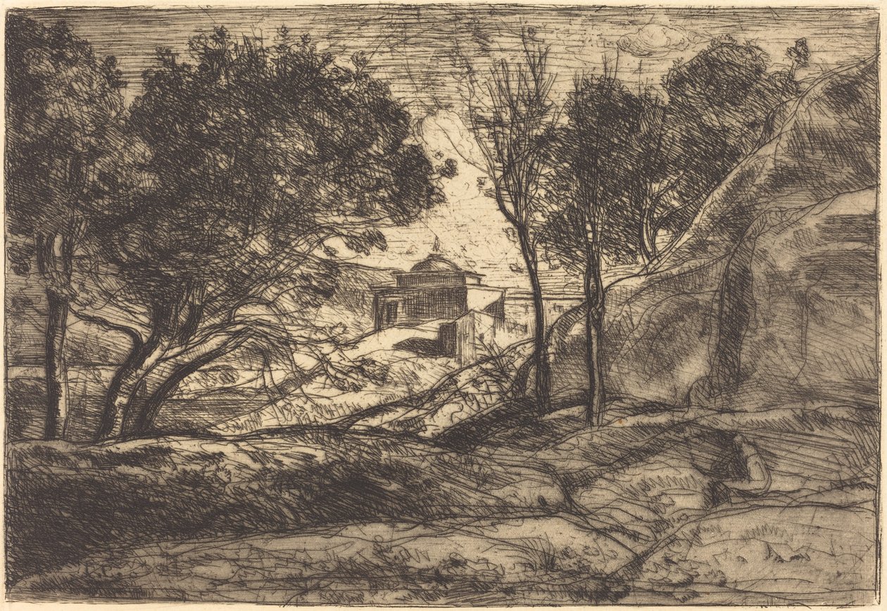 Suvenýr z Toskánska od Jean Baptiste Camille Corot