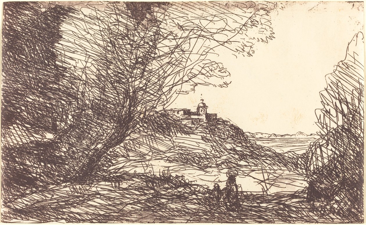 Suvenýr z okolí Monaka Suvenýr z okolí Monaka, 1860. od Jean Baptiste Camille Corot