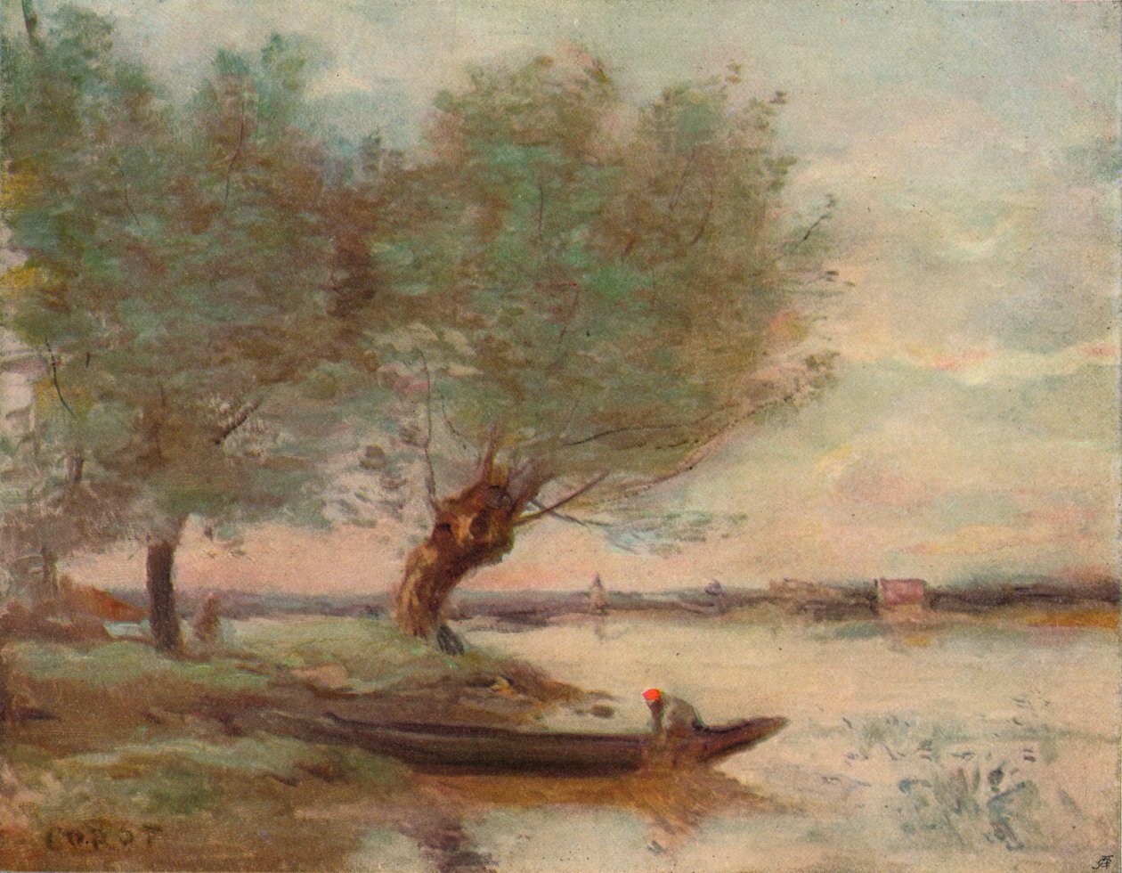 Lodník, 1806-1875, 1906-7. od Jean Baptiste Camille Corot