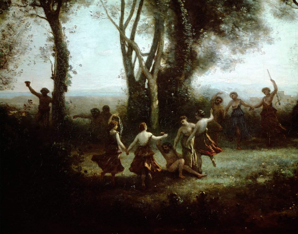 Tanec nymf ... od Jean Baptiste Camille Corot