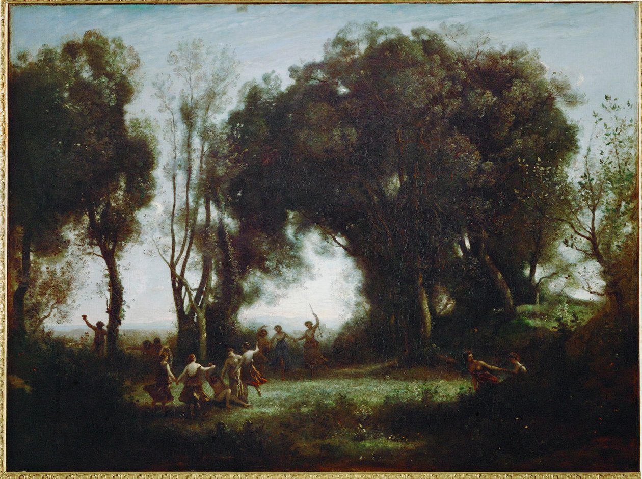 Tanec nymf ... od Jean Baptiste Camille Corot