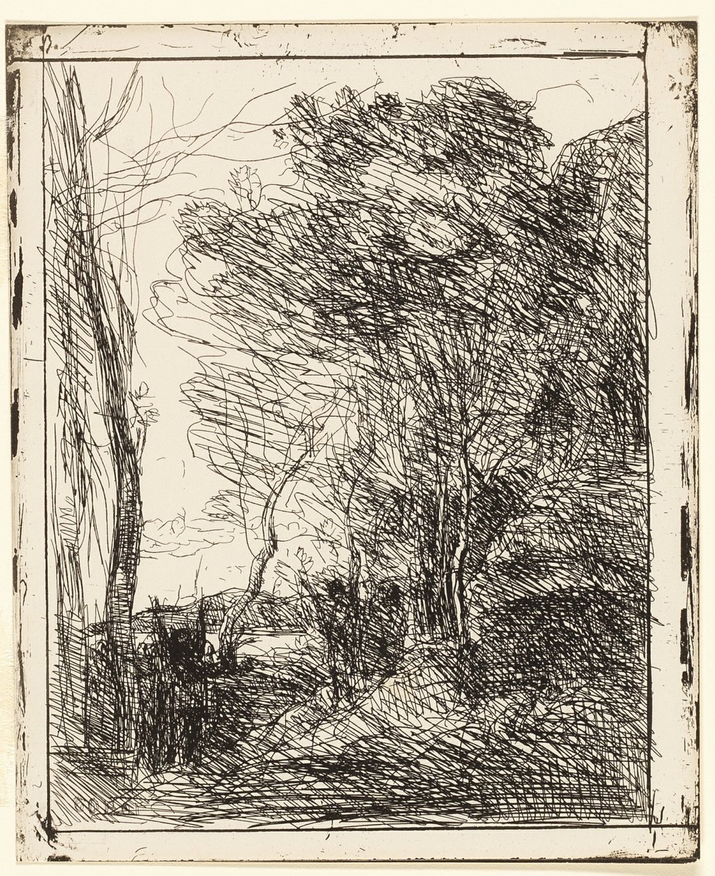 Galská mýtina od Jean Baptiste Camille Corot
