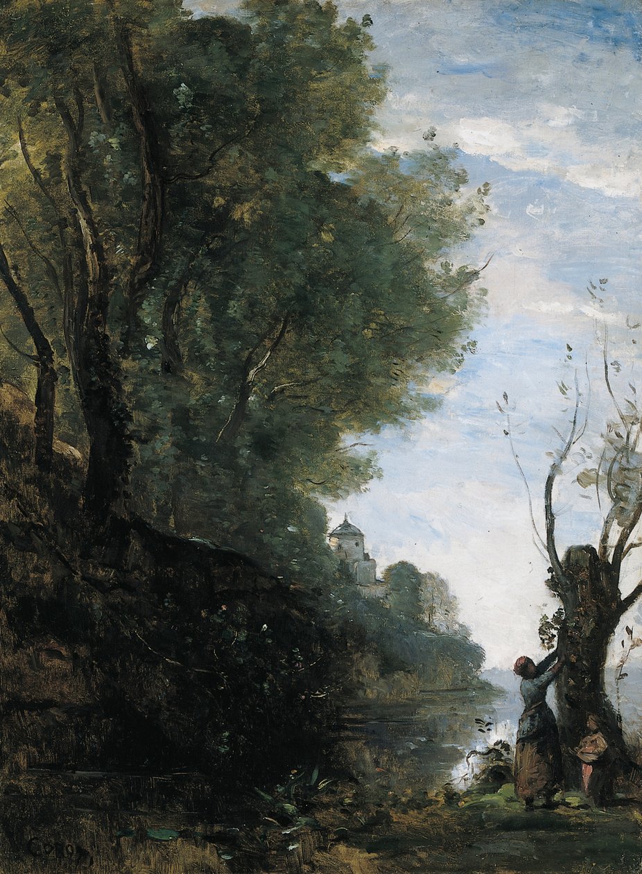 Šťastný ostrov od Jean Baptiste Camille Corot