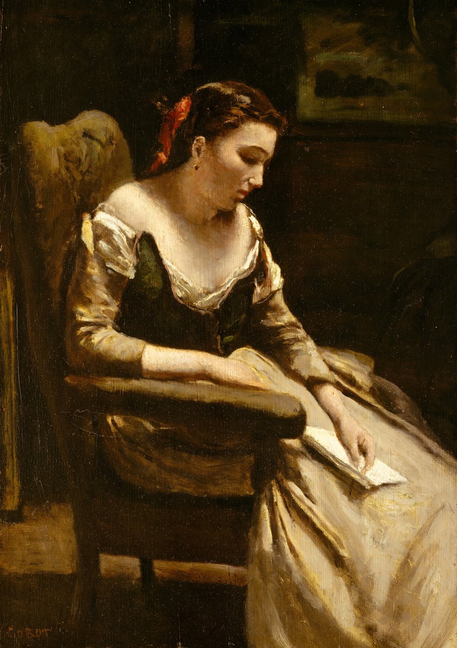 Dopis, ca. 1865. od Jean Baptiste Camille Corot