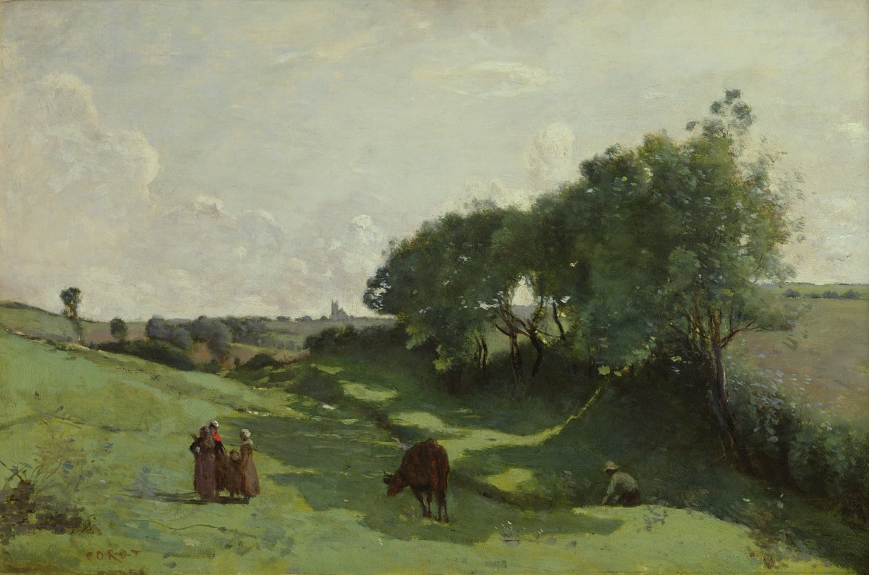 Malé údolí od Jean Baptiste Camille Corot