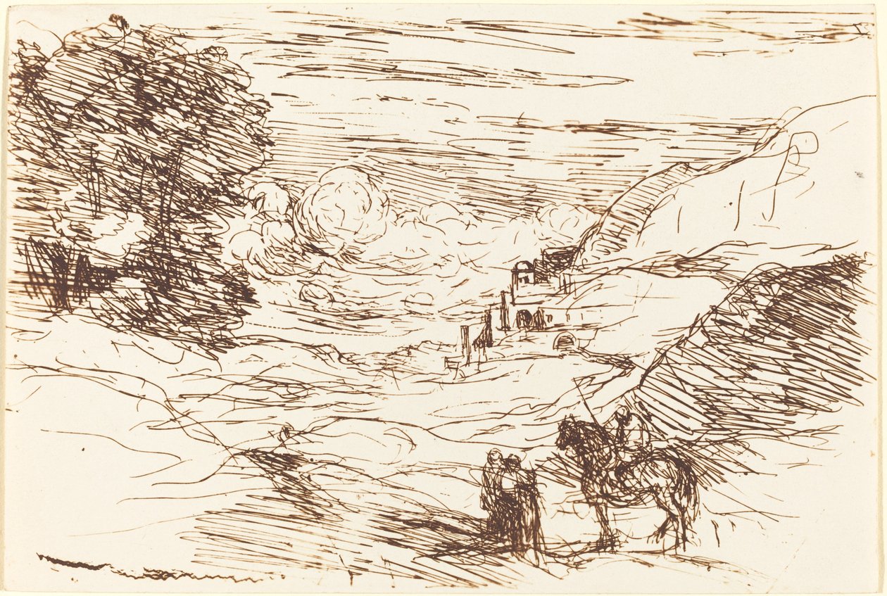 Paladins Les Paladins, 1871. od Jean Baptiste Camille Corot