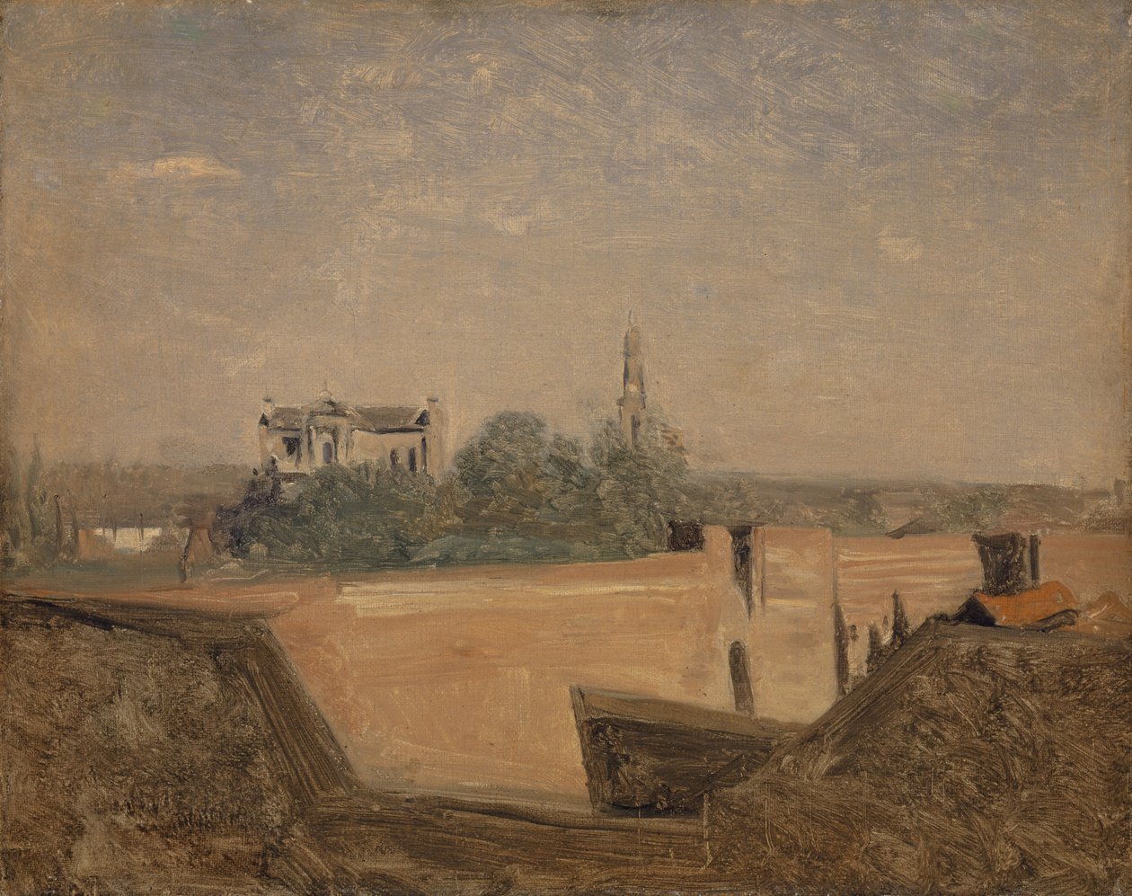 Hradby Arrasu, 1852 od Jean Baptiste Camille Corot