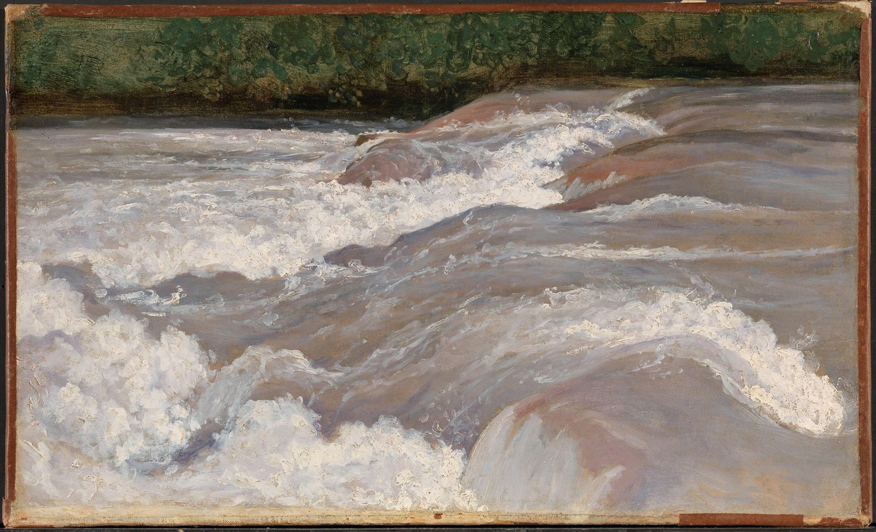 Velino nad kaskádou Terni od Jean Baptiste Camille Corot