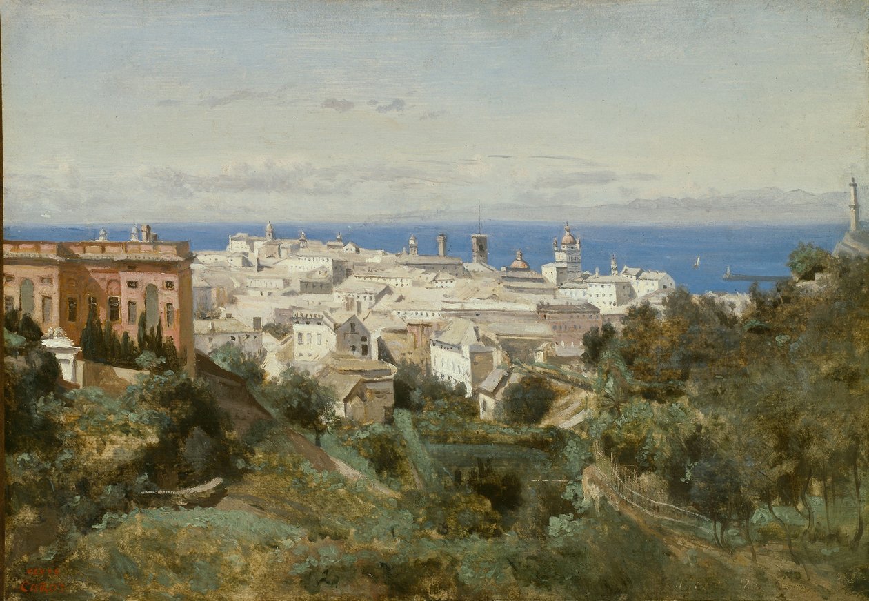 Pohled na Janov od Jean Baptiste Camille Corot