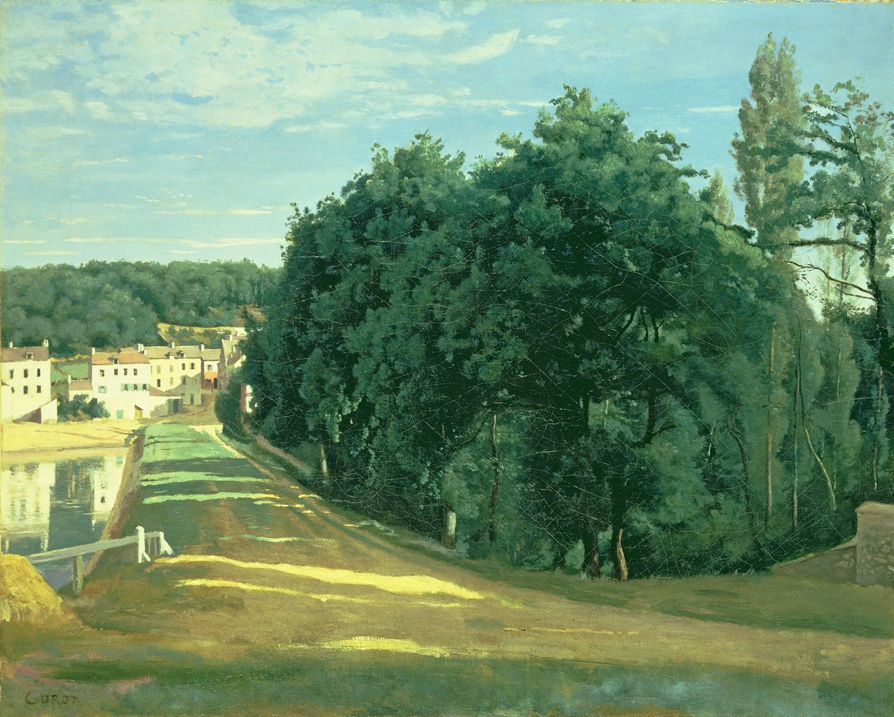 Ville D"Avray, kolem roku 1840 od Jean Baptiste Camille Corot