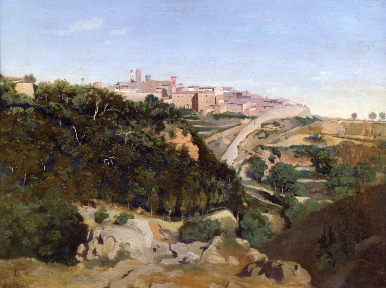 Volterra, 1834 od Jean Baptiste Camille Corot