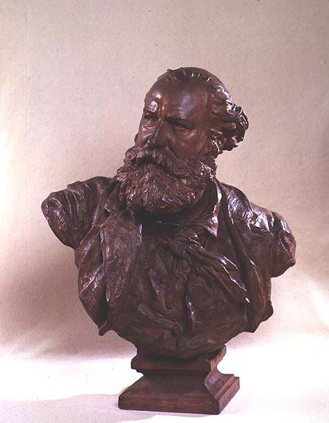 Busta Charlese Gounoda (1818-93) kolem roku 1874 (bronzová) od Jean Baptiste Carpeaux