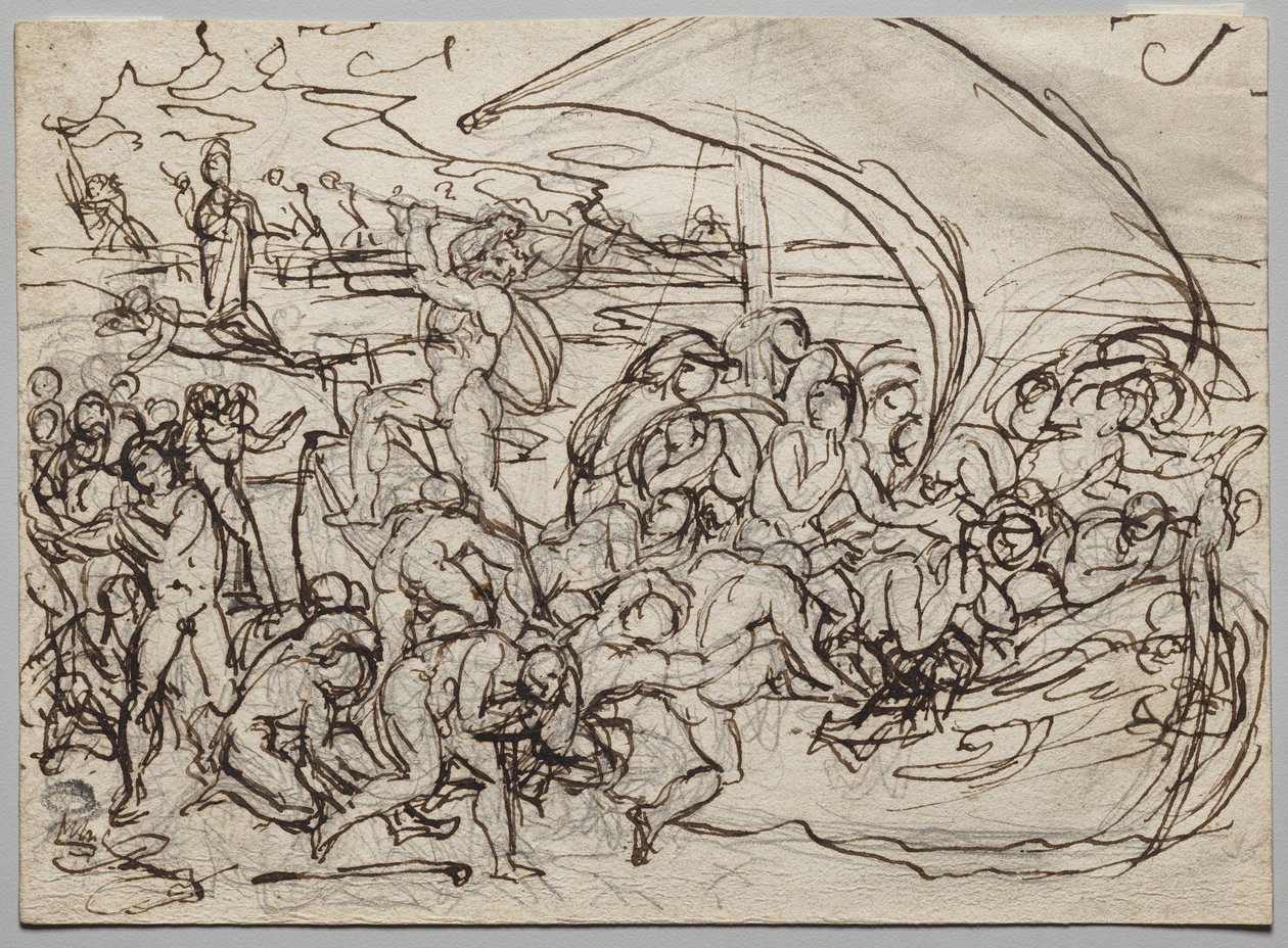 Charon a duše mrtvých od Jean Baptiste Carpeaux