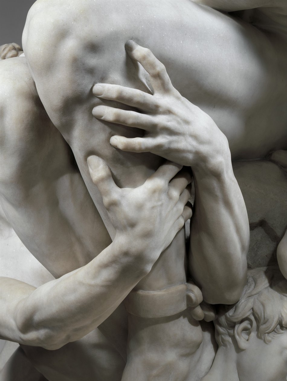 Detail Ugolina a jeho synů od Jean Baptiste Carpeaux